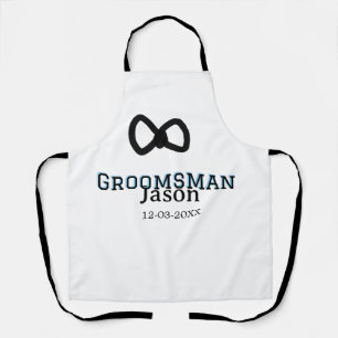 Groom Squad groomsman bachelorette party add name  Apron
