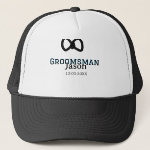 Groom Squad groomsman bachelorette party add name Trucker Hat