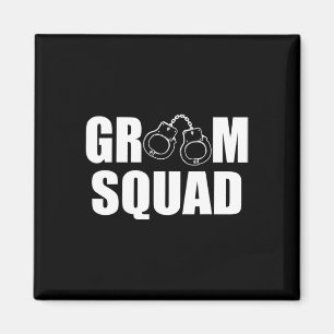 Groom Squad Groomsmen Ring Wedding Bachelor Party Magnet