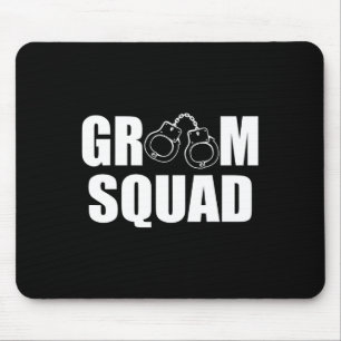 Groom Squad Groomsmen Ring Wedding Bachelor Party  Mouse Pad