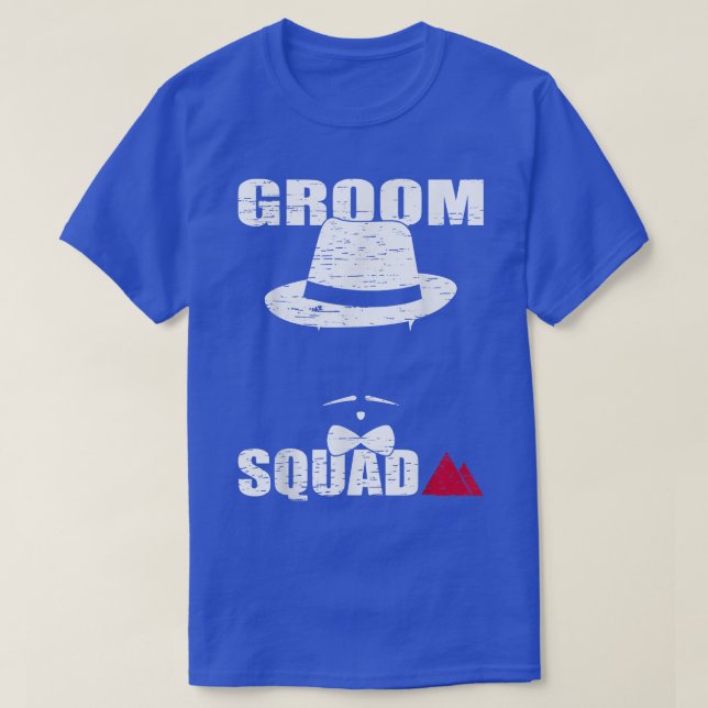 Groom Squad Groomsmen Ring Wedding Bachelor Party  T-Shirt (Design Front)