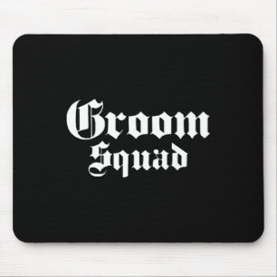 Groom Squad Old School - Bachelor Party - Wedding Mouse Pad