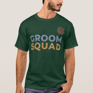 Groom Squad Rose Wedding Matching Bachelor Party D T-Shirt