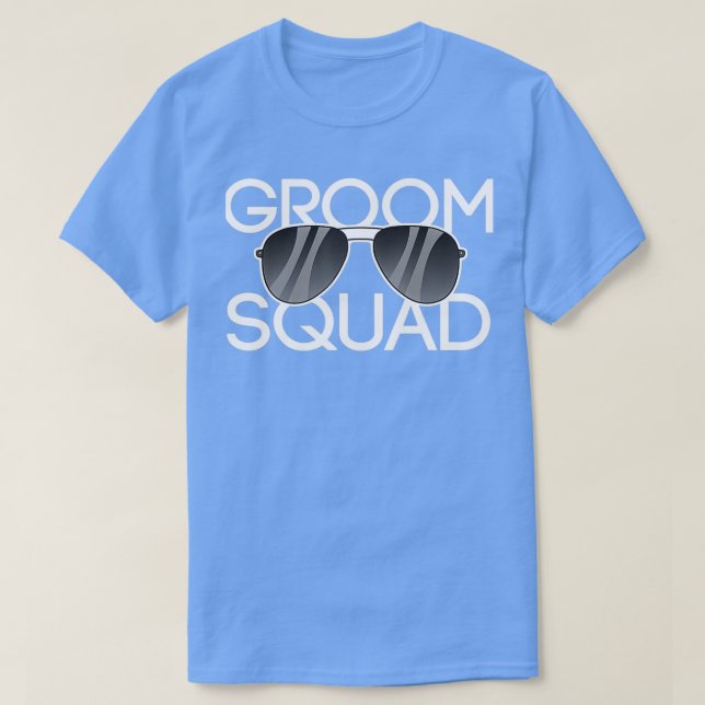 Groom Squad Sunglasses Wedding Bachelor Party 2 T-Shirt (Design Front)