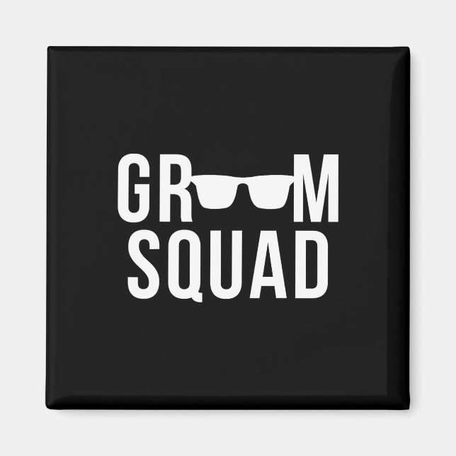 Groom Squad Sungles Wedding Bachelor Party  Magnet (Front)