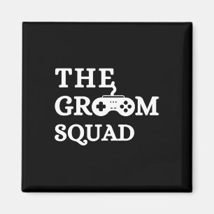 Groom Squad Wedding Bachelor Party Groomsmen Game Magnet