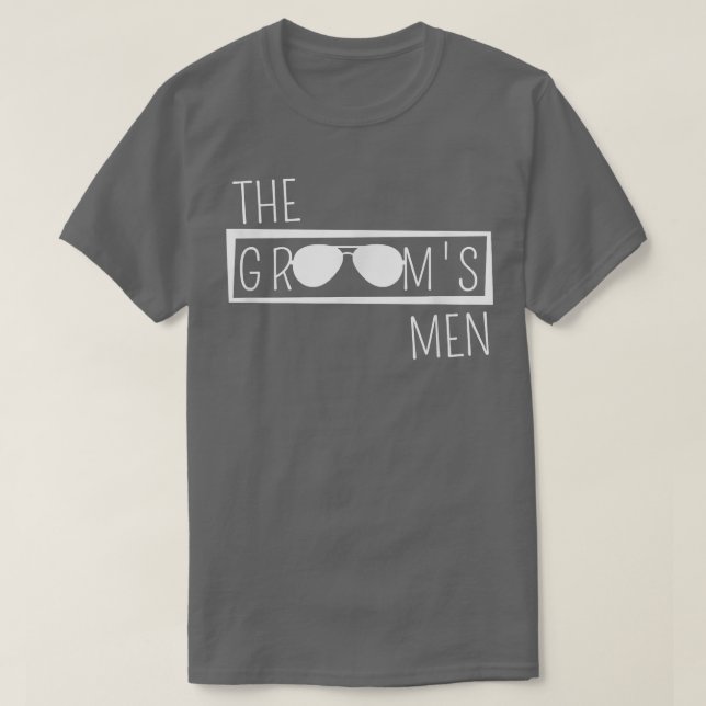 Groom Squad Wedding Best Man Bachelor Party Grooms T-Shirt (Design Front)