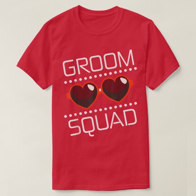 Groom Squad Wedding Party  T-Shirt (Design Front)