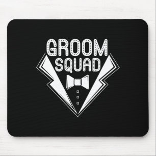 Groom squad with a bow tie bachelors party and mouse pad
