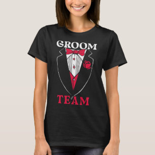 Groom Team Groom Squad Stag Night Bachelor Party  T-Shirt