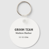 Groom team groomsman name date bachelore party