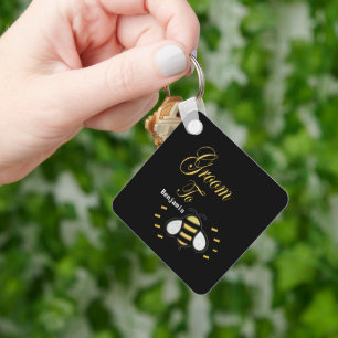 Groom To Be Bachelor Wedding Party Personalise Key Ring