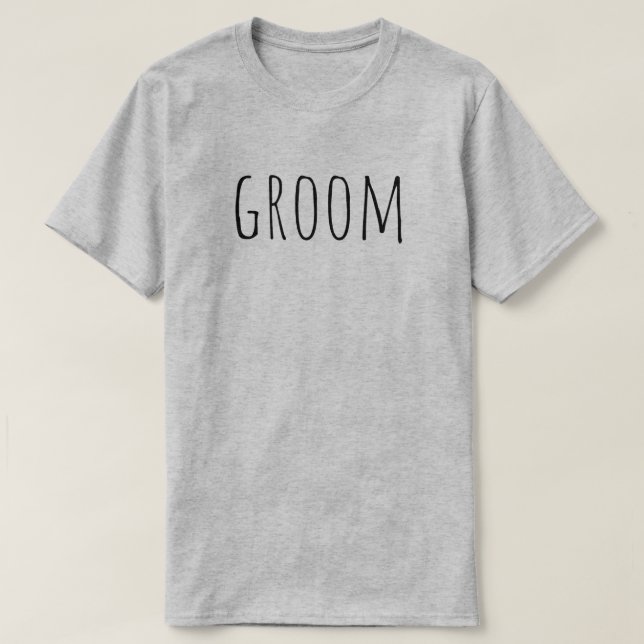Groom To Be Bridal Party Wedding T-Shirt (Design Front)