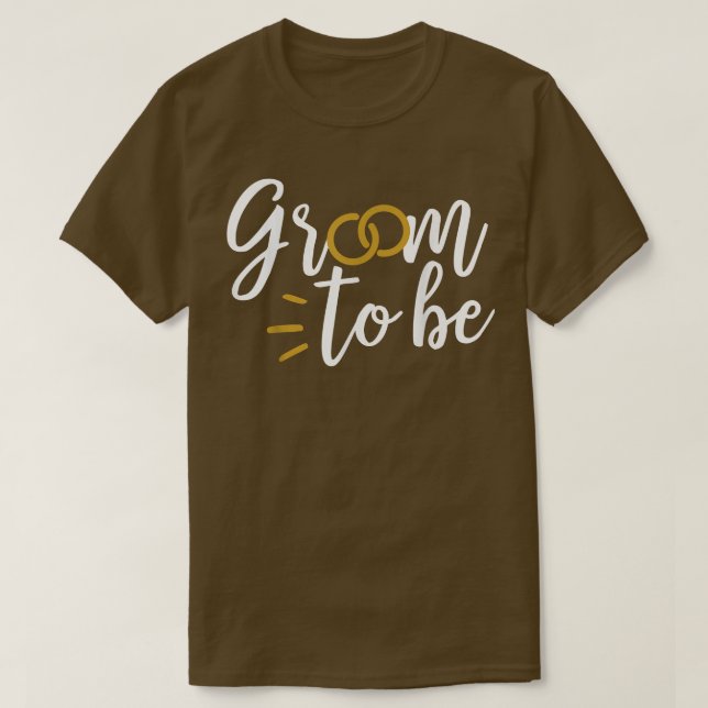 Groom To Be Cute Engagement Wedding Matching1013  T-Shirt (Design Front)
