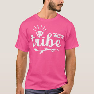 Groom Tribe Engagement Matching Newlyweds Bachelor T-Shirt