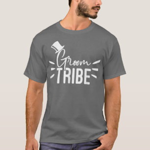 Groom Tribe Hat Cute Engagement Wedding Party Matc T-Shirt