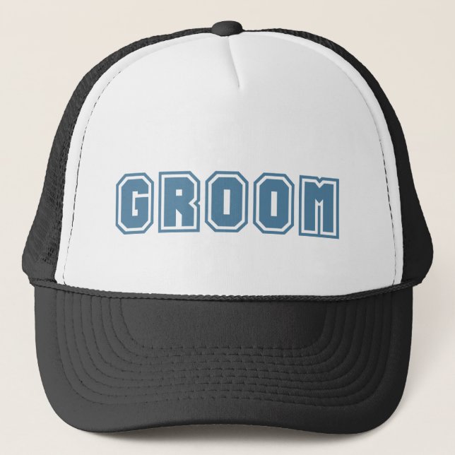 Groom Trucker Hat (Front)