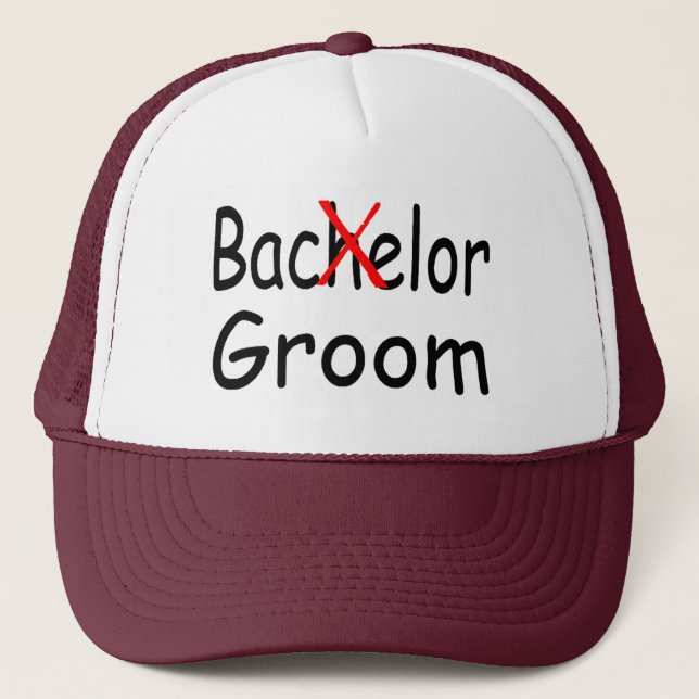 Groom Trucker Hat (Front)