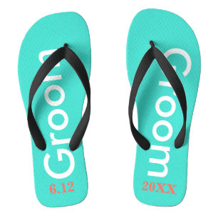 Groom Turquoise Jandals
