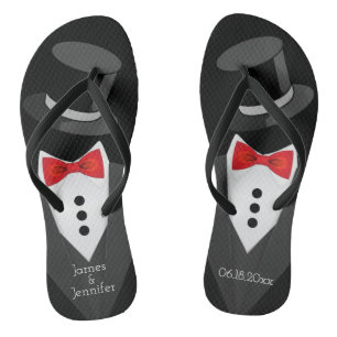 Groom Tuxedo Custom Jandals