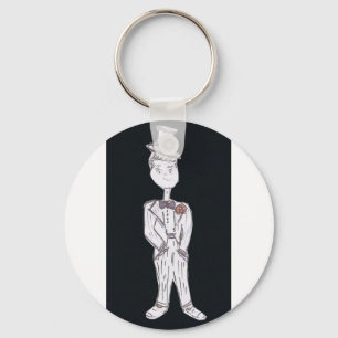 Groom Tuxedo Key Ring