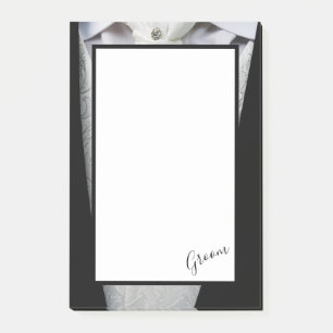 Groom Tuxedo Post-it Notes
