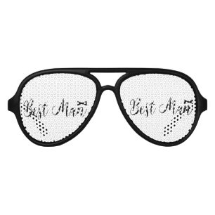 Groom-Wedding,-Bachelor-party-tie Aviator Sunglasses