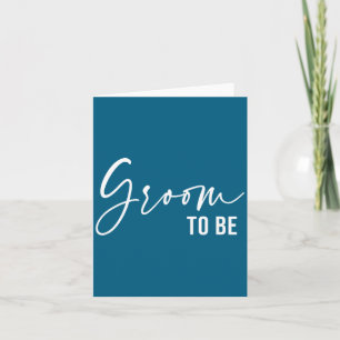 Groom Wedding Bridal Bachelorette Party Artwork Card