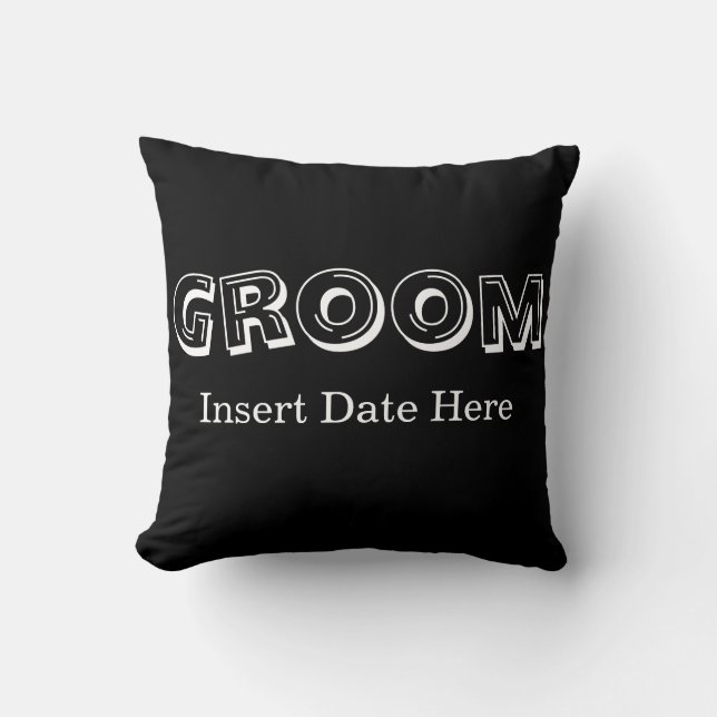 Groom | Wedding Cushion (Front)