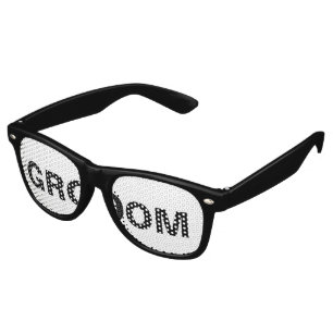 Groom Wedding Favour Retro Sunglasses