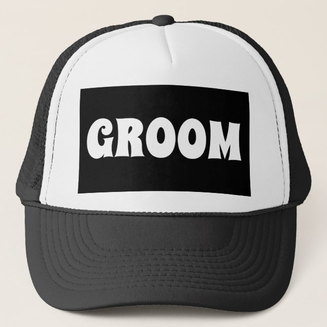 GROOM WEDDING GIFT BALL CAPS HATS (Front)