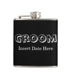 Groom Wedding Hip Flask