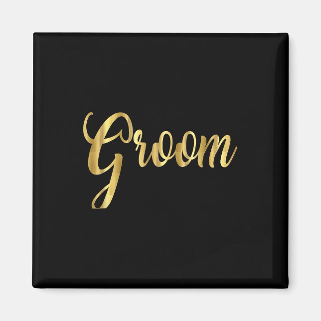 Groom Wedding Matching Bride  Magnet (Front)