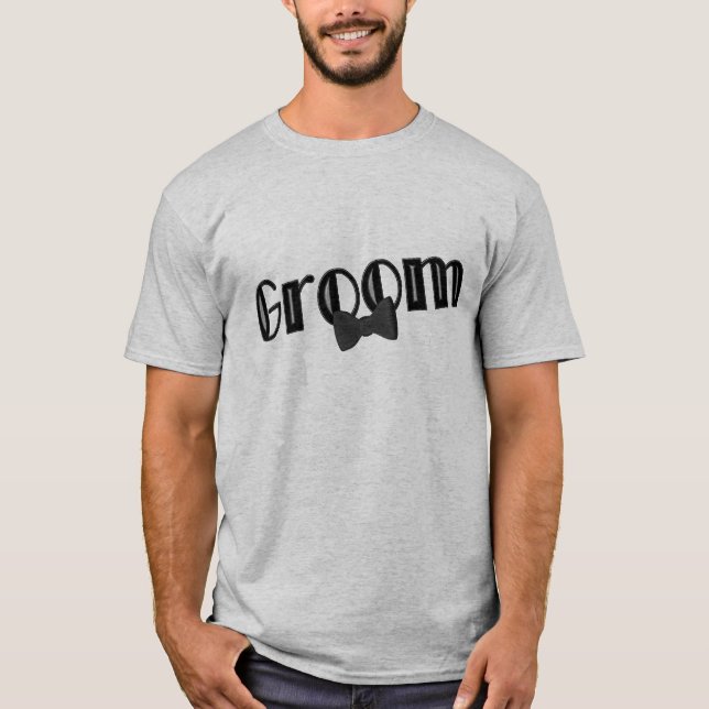 Groom Wedding Party  T-Shirt (Front)
