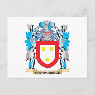 Groombridge Coat of Arms - Family Crest Postcard