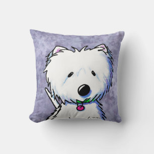 Groomed Gorgeous Westie Pillow