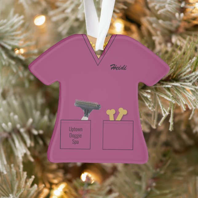 Groomer Veterinary Assistant Profession Ornament (Tree)