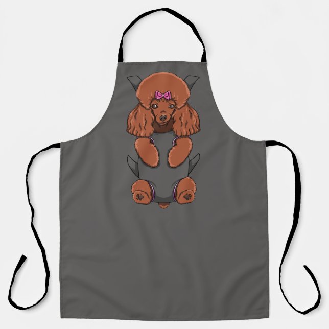 Grooming Apron Front Dog Carrier - Toy Poodle (Front)