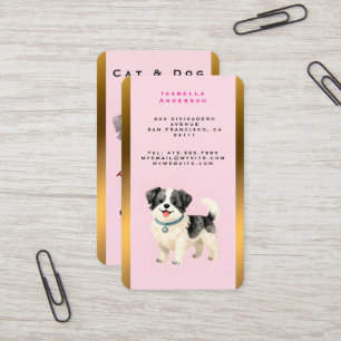 Grooming Dog Personalized Modern Collection Business Card