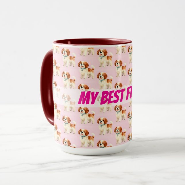 Grooming Personalized Trendy Collection Mug (Front Left)