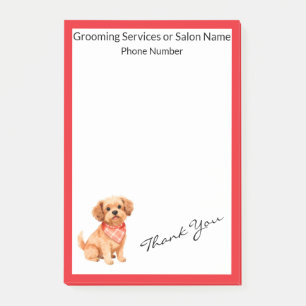 Grooming Pet Personalized Luxury Modern Collection Post-it Notes