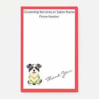 Grooming Pet Personalized Luxury Trendy Collection Post-it Notes