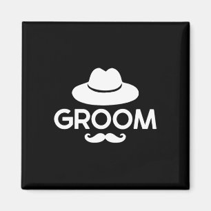 Grooms Bachelor Crew Party Squad Team Groom 2  Magnet
