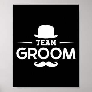 Grooms Bachelor Crew Party Squad Team Groom  Poster