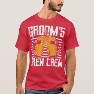 Grooms Brew Crew, Bachelor Party T-Shirt