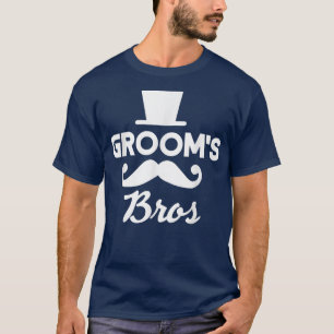 Grooms Bros Wedding Entourage Bachelor Party  T-Shirt
