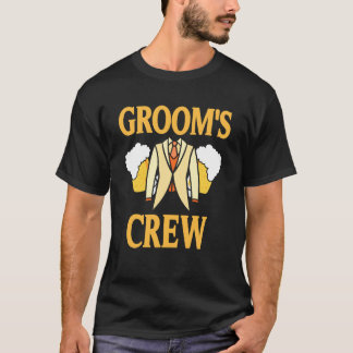 Groom's Crew Bachelor Party Drinking Team Squad T-Shirt
