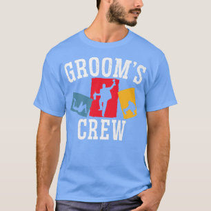 Grooms' Crew Groom Squad Stag Night Bachelor Party T-Shirt