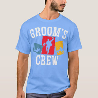 Grooms' Crew Groom Squad Stag Night Bachelor Party T-Shirt