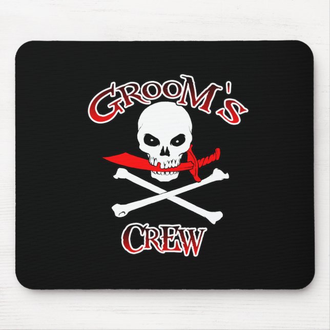 Groom's Crew Mouse Pad (Front)